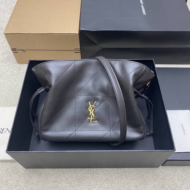 Original Leather Urban Grey Lambskin Antique Gold YSL's latest crossbody lucky b