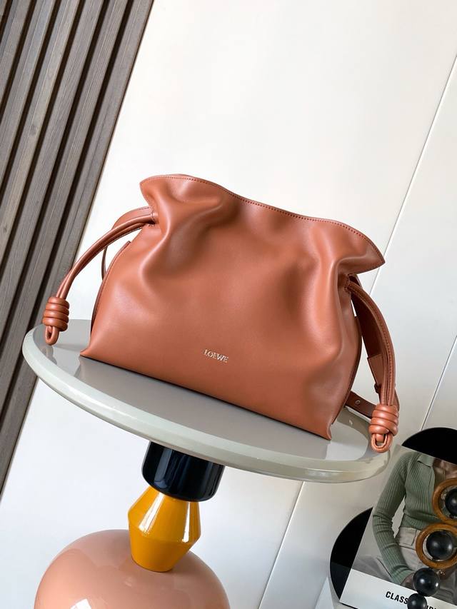 Original Leather New Version Dream Lucky Bag 30Cm New Nappa Calf Leather Flamenc