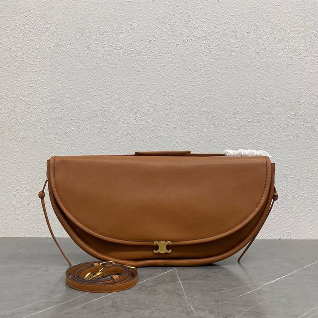 Authentic New Arrival: Ce Halfmoon Bag. The new series features soft, lustrous l