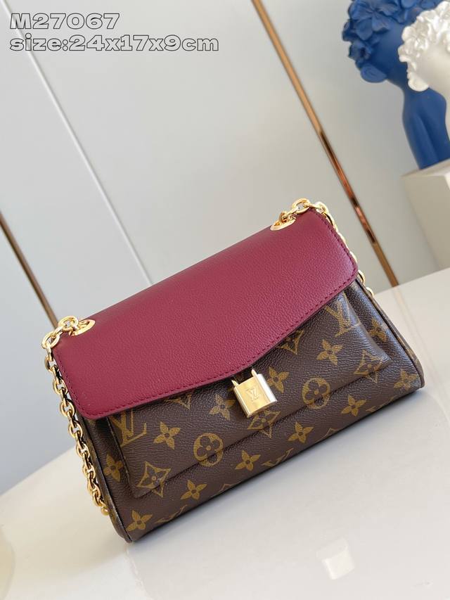 Original Leather Exclusive Real Shot M27067 Purple-Red This Saint Germain BB bag