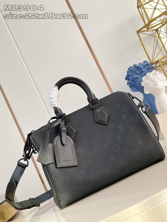 Original Leather Exclusive Real Shot M 4 Speedy p10 Bandouli