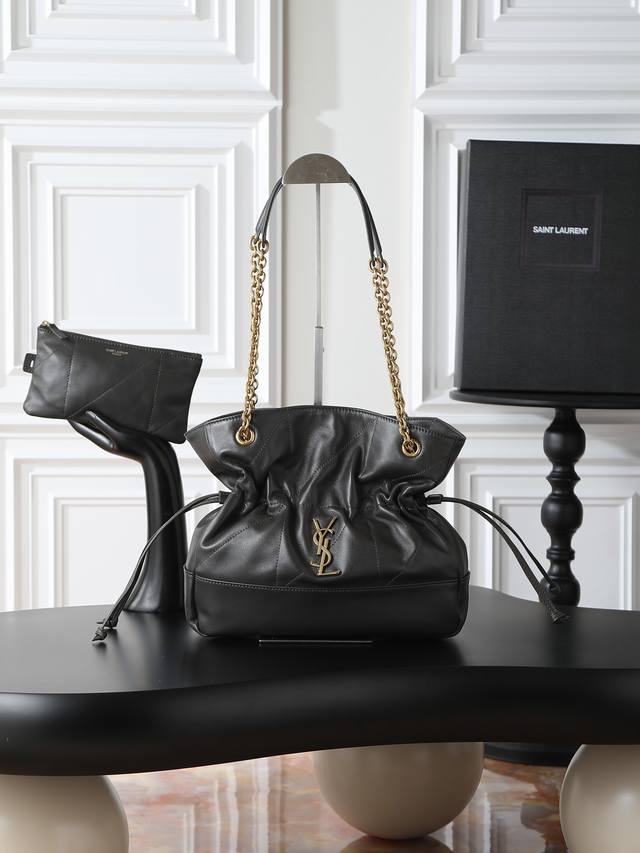 Urban Grey Jamie 4.3 Large Pochon_Small Size Lucky Bag Bucket Bag. Made of soft