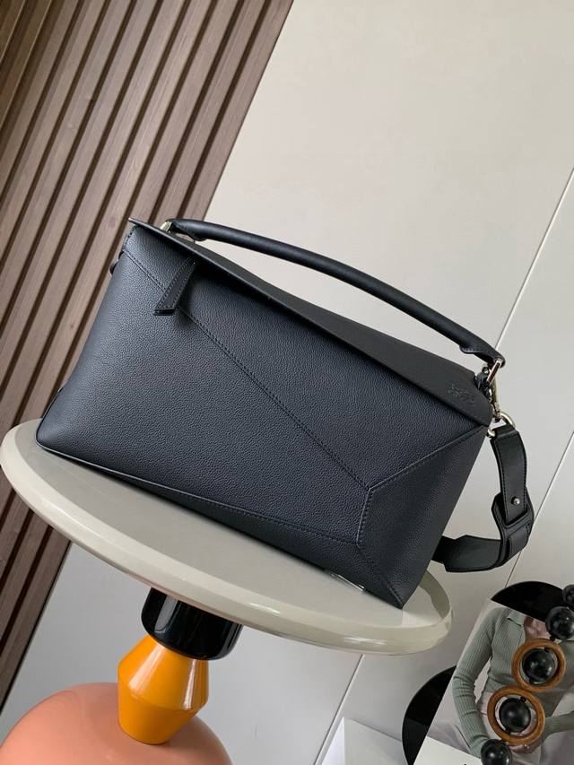 Original Leather New Large Geometric Bag 36Cm Puzzle Handbag ~ Original Imported