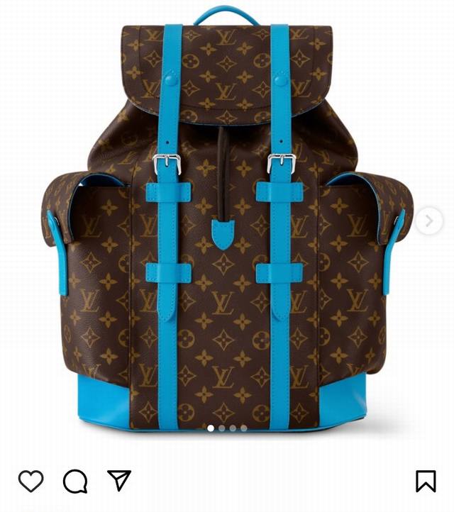 M12729 Light Blue Top-Tier Original Single-Type Christopher Large Backpack M4137