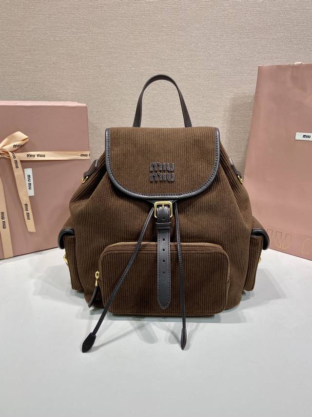 New Corduroy Backpack 5Bz042 ( ) This corduroy backpack is inspired by school un