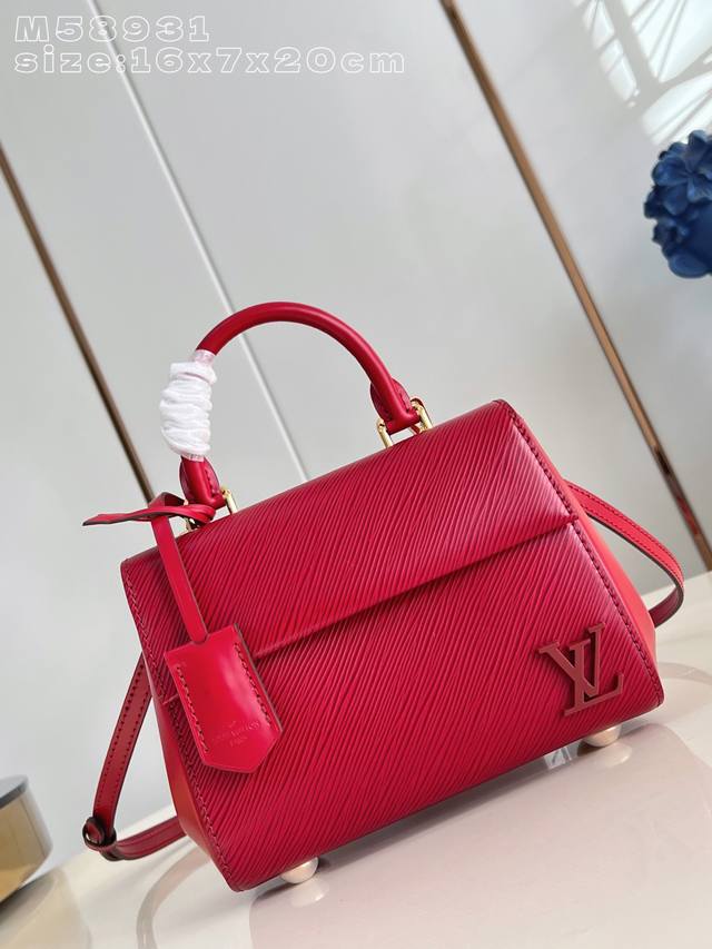 Factory Price p Top-tier original M58931 burgundy Cluny mini handbag is crafted
