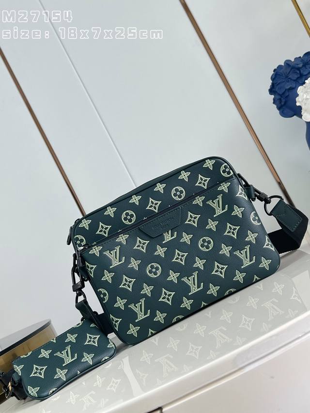 Factory Price p Top-Tier Original M27154 This Trio messenger bag is crafted from