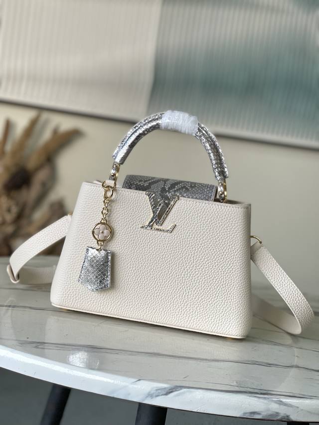 Factory Price p Duty-Free Import Version M89369 Milk White with Silver Snake Tri