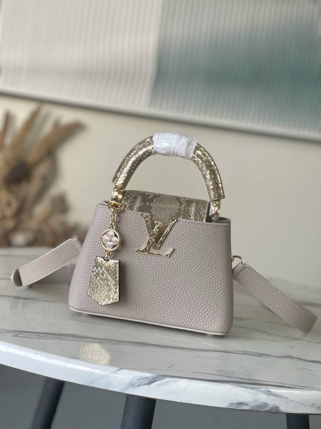 Factory Price p Duty-Free Import Version M89369 Light Brown with Gold Snake Desi