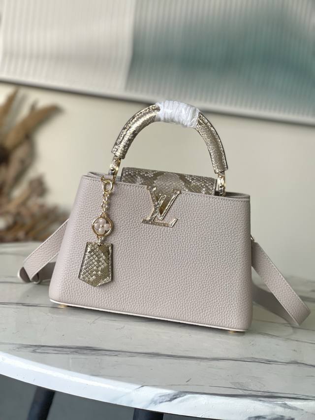 Factory Price p Duty-Free Import Version M89369 Light Brown with Gold Snake Desi