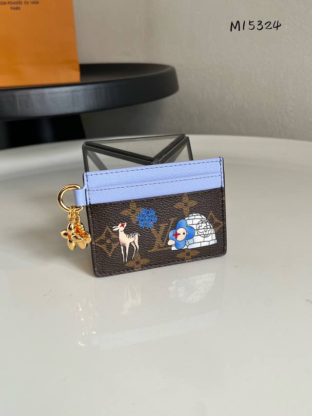 Top-tier original chip version M15324 Monogram Blue Christmas . Louis Vuitton's