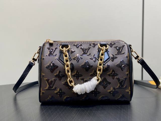 Original Quality M26314 Monogram Sequin Speedy Pillow Bag/Speedy Bandouli