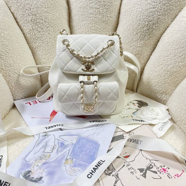 Color: White cowhide leather, new arrival, in stock! 2908 22K Duma women's back