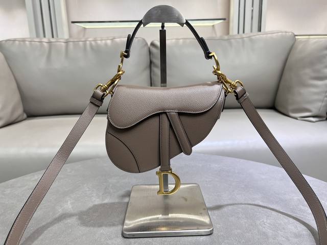 Small Grey-Brown Saddle Bag with Shoulder Strap: The king of kings, its status