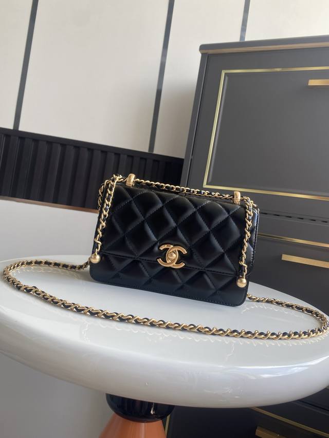 Small Chanel 124C Double Gold Balls - I went to see the seasonal version and the