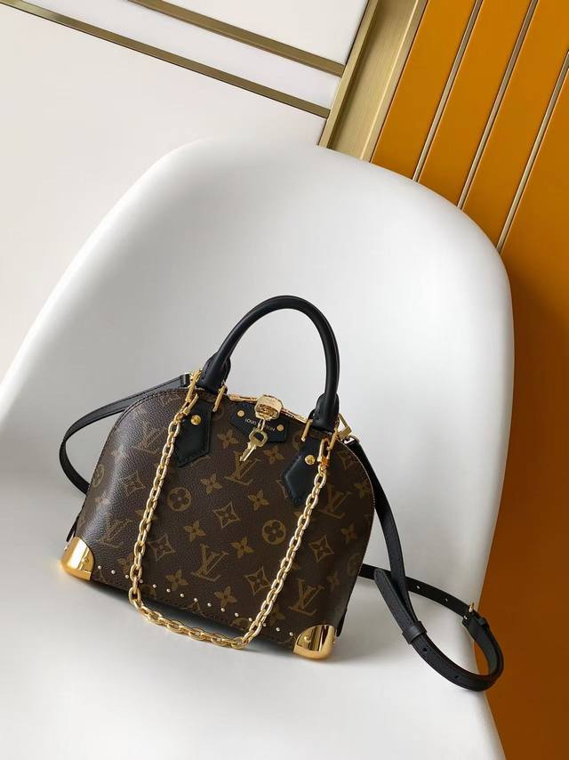 Top-tier original M26084 Almabb handbag, reimagined as a new member of the Trunk