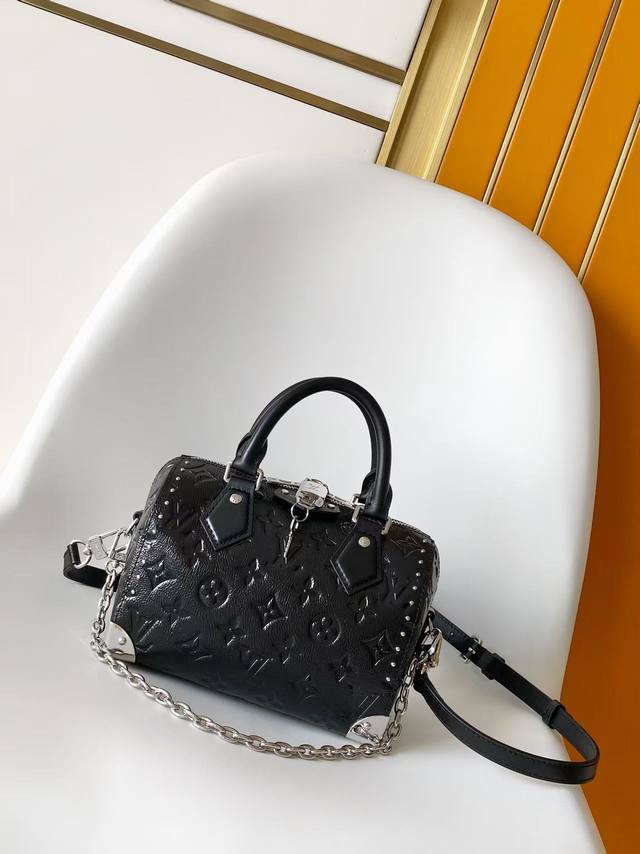 M27921 Top-tier original single item (dynamic 163) This Speedy Trunk 20 handbag