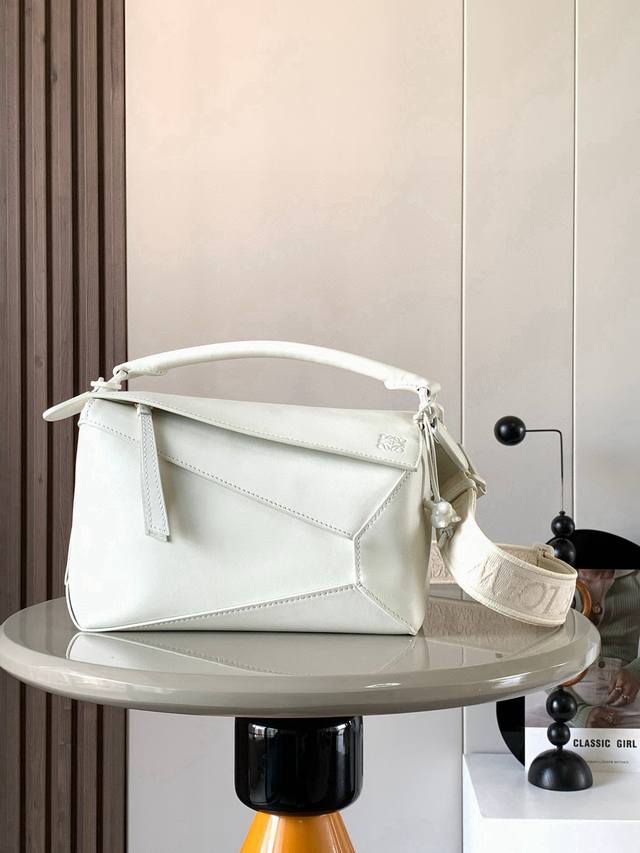 Ceramic Rabbit Geometric Bag 24cm Puzzle Handbag Original Imported Calfskin Pla