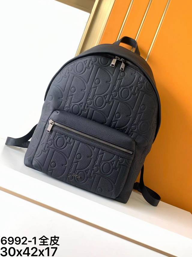 Backpack, new 6992-1# full leather, D'O boutique latest saddle backpack, runway