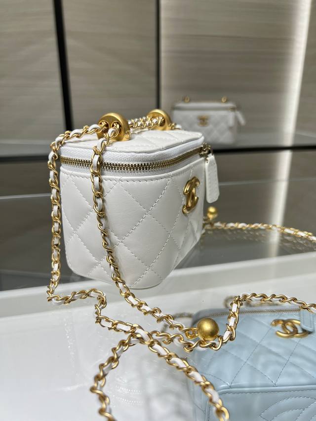 Ohanel 25S New Handmade Oil-Waxed Cowhide Leather Bag with Built-in Mirror, Full