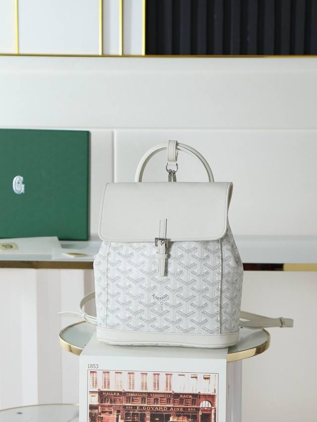 Premium Quality Original Goyard Aln Mini Backpack, Button Style, Comes with Ori