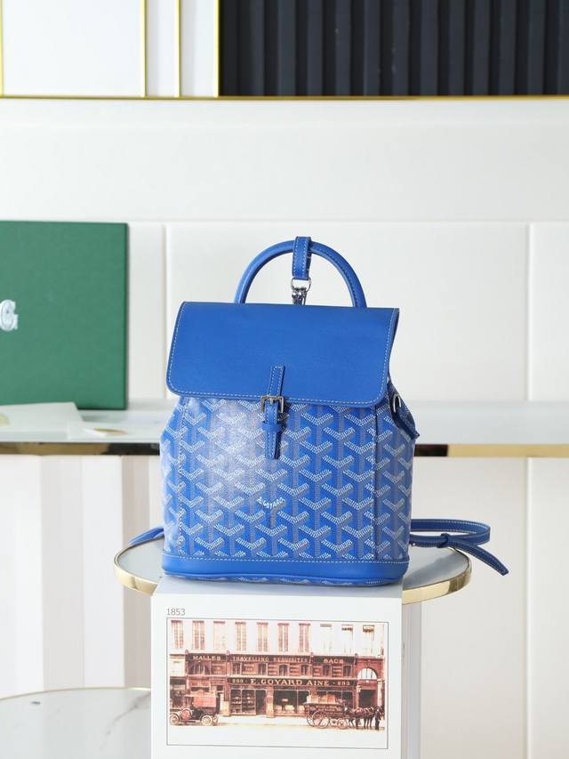 Premium Quality Original Goyard Aln Mini Backpack, Button Style, Comes with Ori