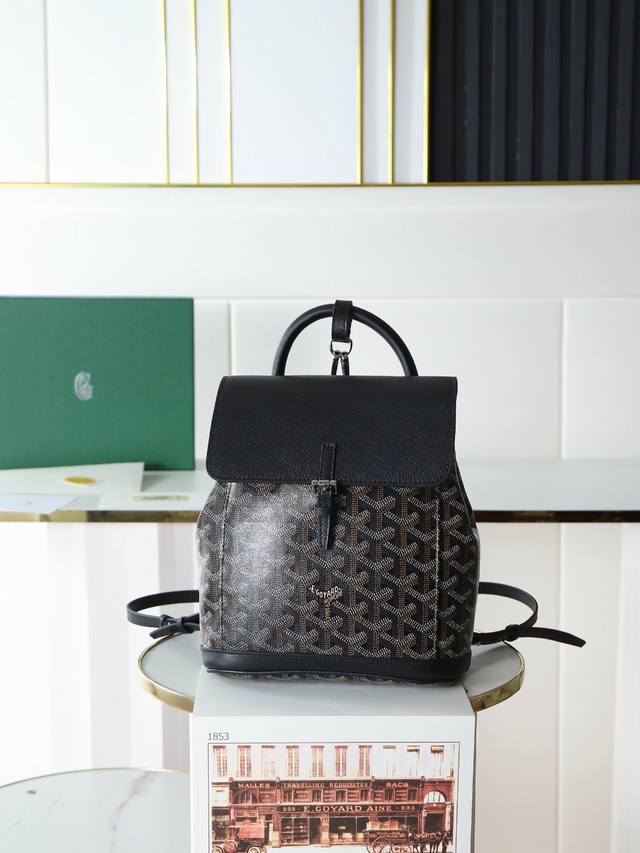 Premium Quality Original Goyard Aln Mini Backpack, Button Style, Comes with Ori