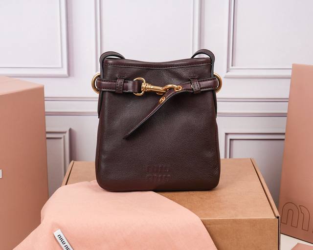 Premium Original Leather 5Nr461 Nappa Lambskin Mini Handbag ~ This Nappa lambski