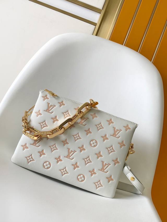 M14503 Top-grade original single-piece leather Coussin small handbag from the Sp