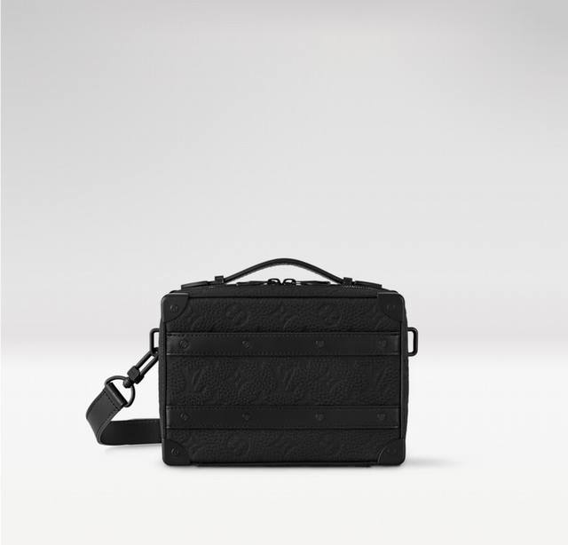 163C01 Top-tier original chip design M59163. This full-leather Handle Soft Trunk