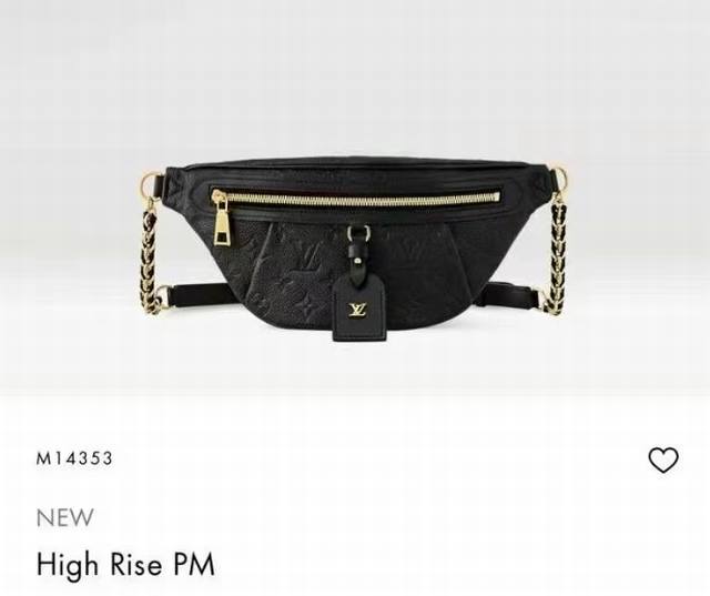 Top-tier original single dynamic 163 M14353 This unique High Rise waist bag is r