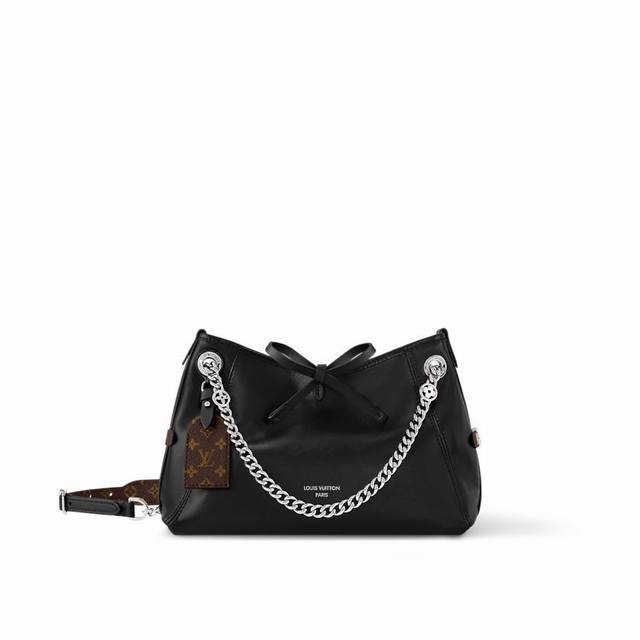 M12888 Original, 163C Chip Black Lambskin Leather. This Carryall BB handbag feat