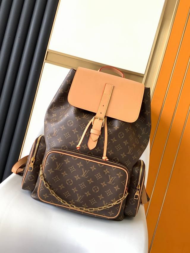 Top-quality original monogram M44658 Bosphore hiking backpack, latest runway ver