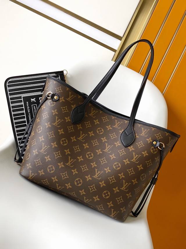 Top-tier original single dynamic chip Exclusive real shot M11946 Black Neverfull