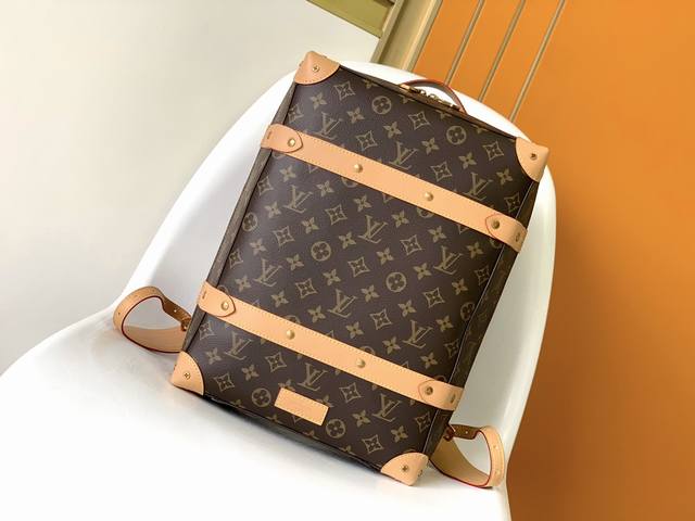 Dynamic Chip Top-Tier Original Vintage Trunk Bag 44752 Monogram Canvas Louis Vu