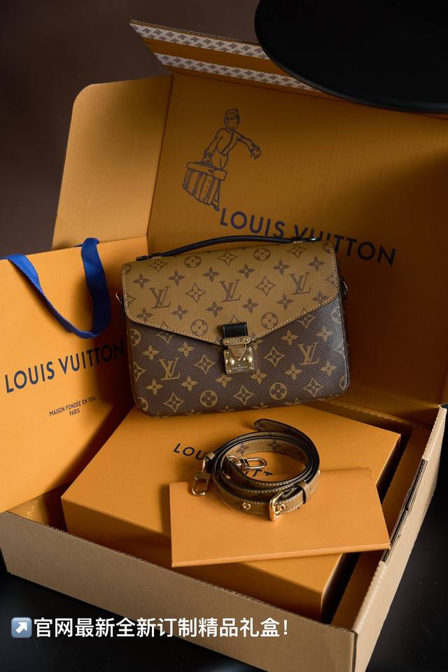 All-steel full-set handbag #M44876 Authentic replica, exclusive online debut! Th