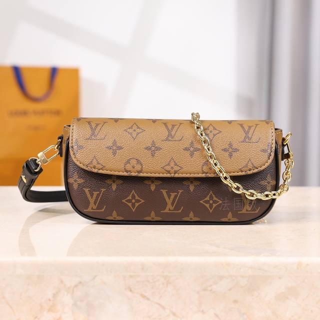 All Steel Full Set M26587 This Wallet On Chain Ivy handbag is crafted from Monog