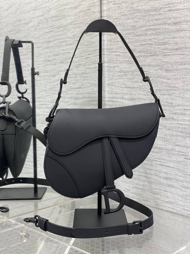 In Stock Black Matte Large Saddle Bag with Shoulder Strap The king of kings, it
