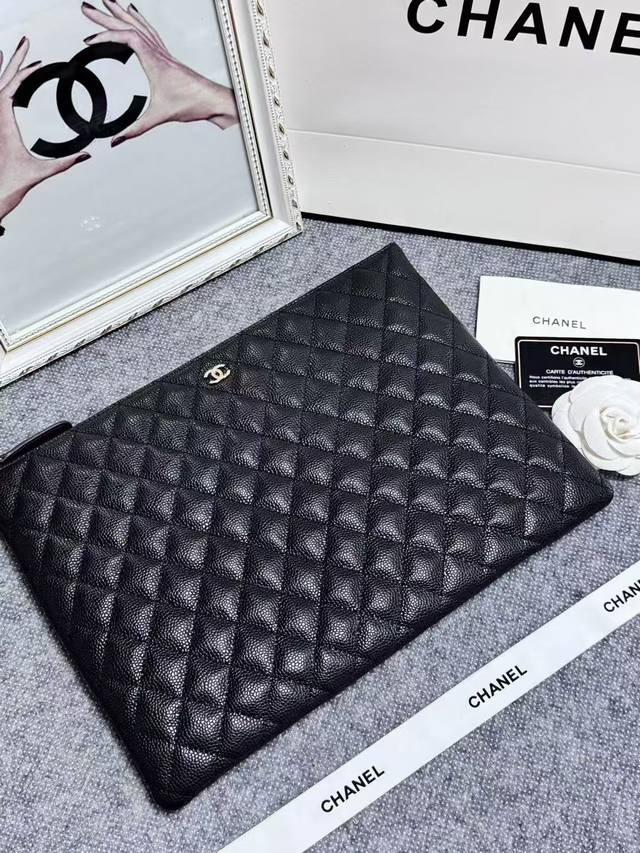Special Price Chanel Clutch Bag. Made of original French calfskin with a simple