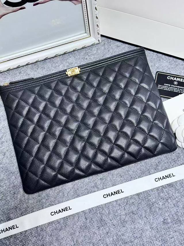 Special Price Chanel iPad Clutch Bag. Made with imported French original cowhide