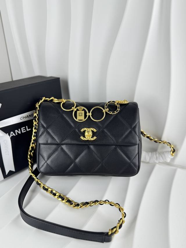 Special Price Chanel 23B Gold Coin Flap Bag Autumn/Winter As4274 Four-leaf Clove