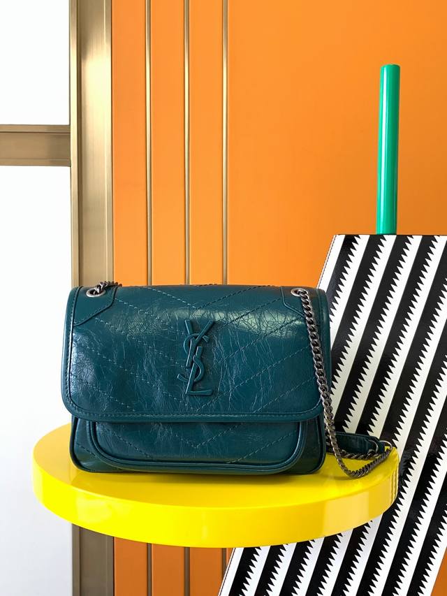 New Year's Day Special: Original Leather Bestselling Niki Bag ~ 22cm 633160 Orig