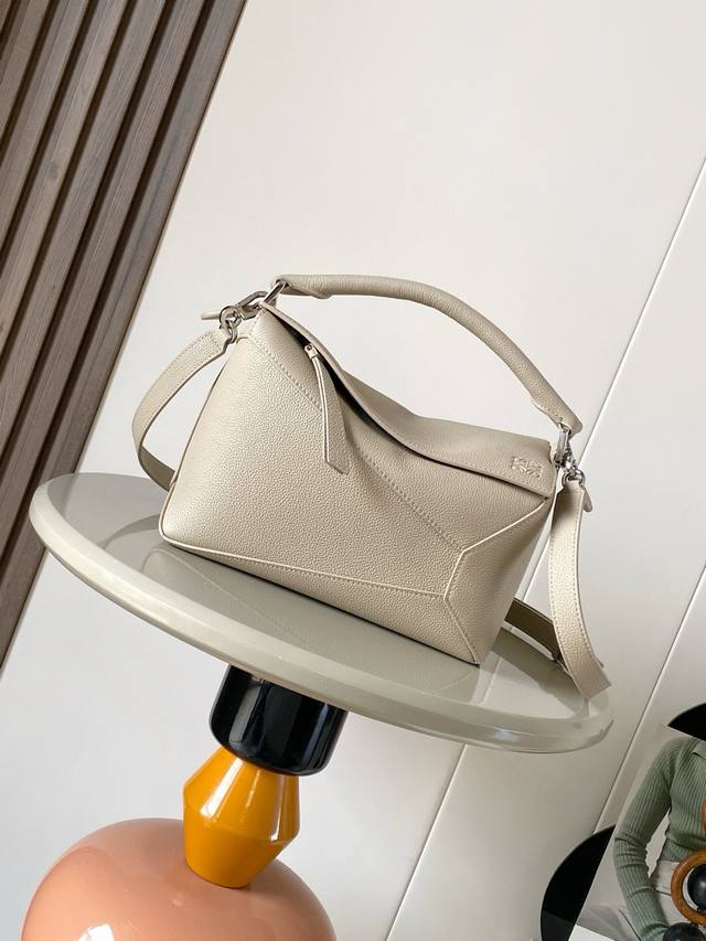 Original Leather New Version Geometric Bag Small 24cm Puzzle Handbag! Original I