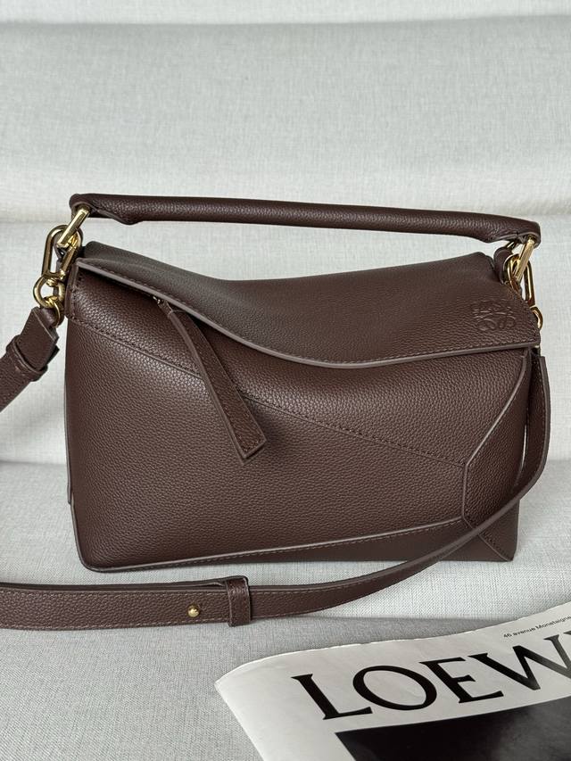 Original Leather 3001M Brown Puzzle Small 24cm Puzzle handbag is the first tote