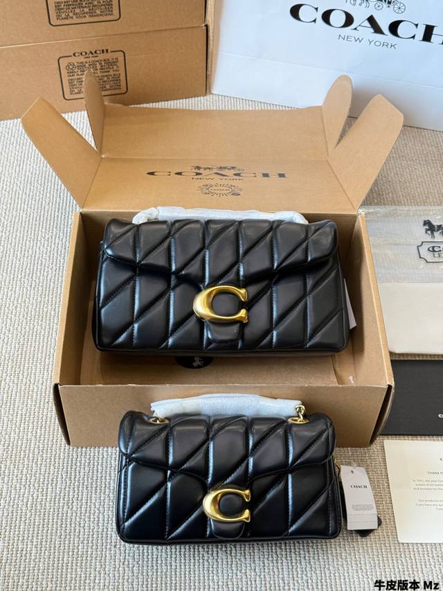 Cowhide version p p240 Coach | All Black Chain Otabby Series New Coach Chain Ba