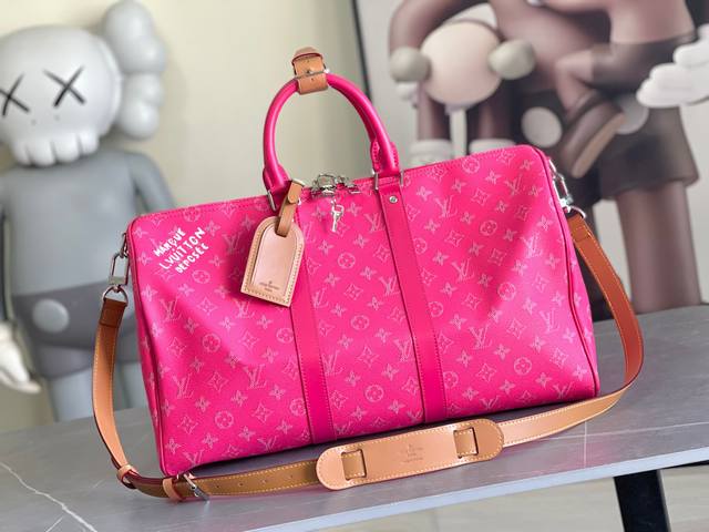 M26868 Rose Red Keepall Bandouli