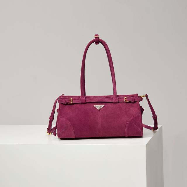 Premium Original Lussolf Suede Leather 1Ba426 Burgundy Suede Leather This handba