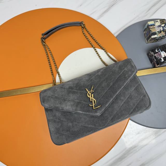 p Matte Grey Gold 25 Early Spring New Loulou Small Size, exquisite and high-end