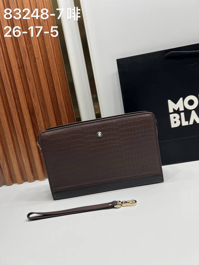 New Arrival: Montblanc 83248-7 latest clutch bag. Not only is the shape excellen