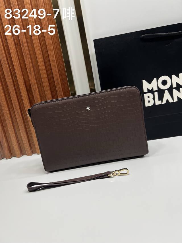 New Arrival: Montblanc 83249-7 latest clutch bag. Not only is the shape excellen